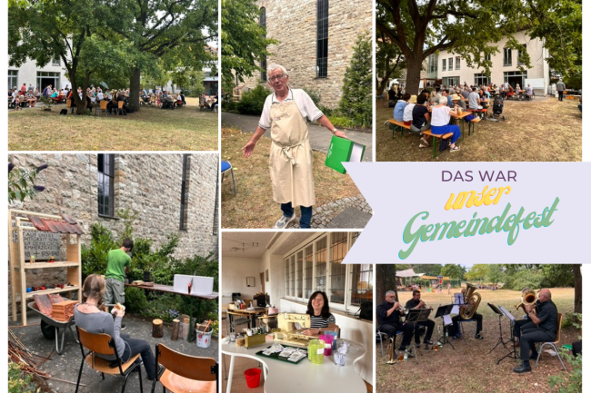 Bilder vom Beisammensein nach dem Gottesdienst