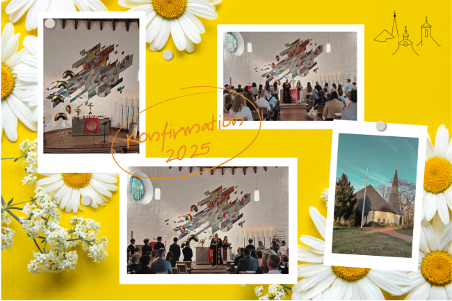 Bilder aus der Himmelfahrtskirche von den beiden Konfirmationsgottesdiensten
